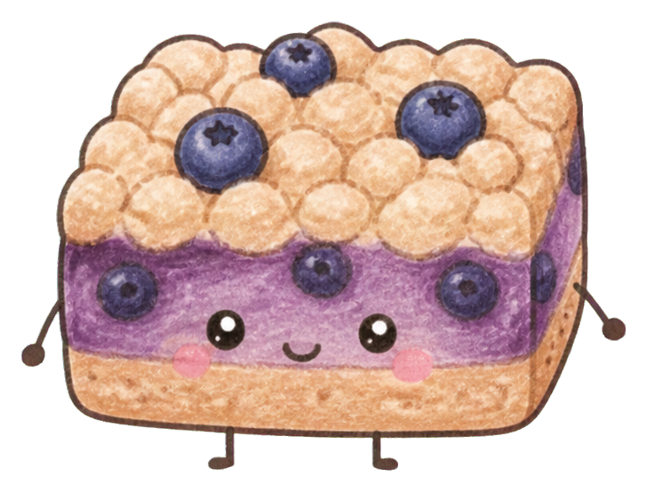 Preview for Blueberry Crumb Bar Sticker