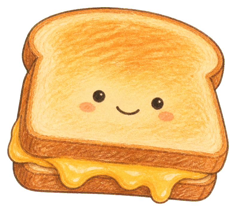 Preview for Grilled Cheese Sandwich Sticker