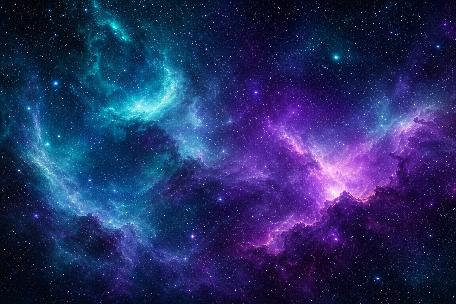 Preview for Teal Violet Nebula Background