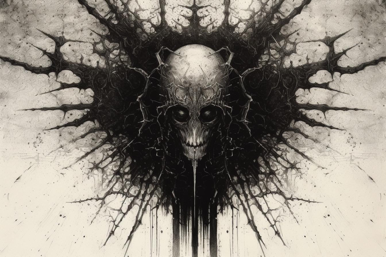 Preview for Dark-skull-illustration-ai-images-background-0009a