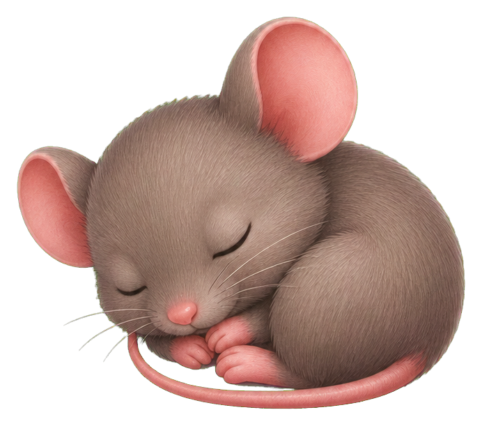 Preview for Sleepy Mouse Sticker