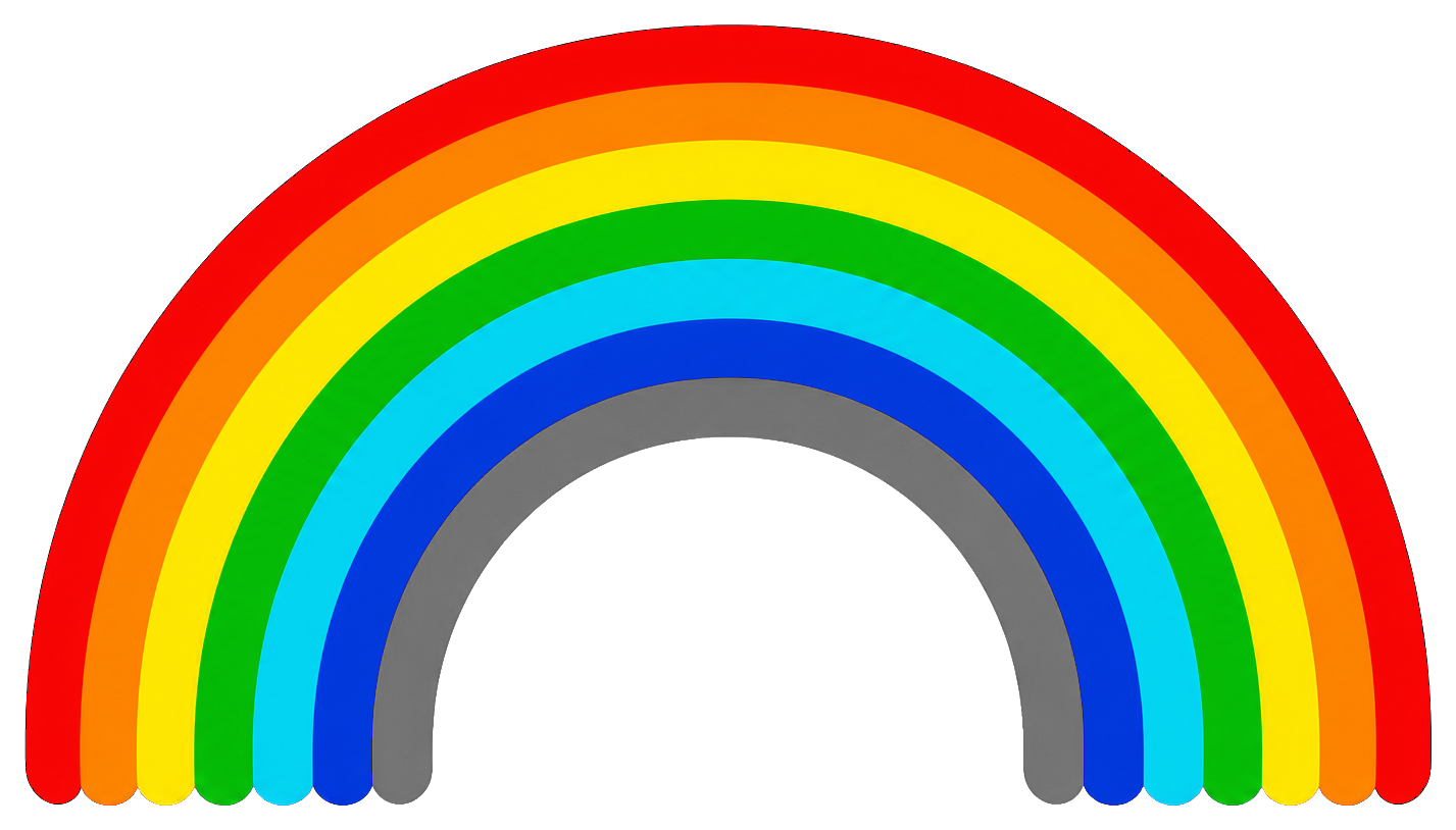 Preview for Rainbow Arch Sticker Graphic