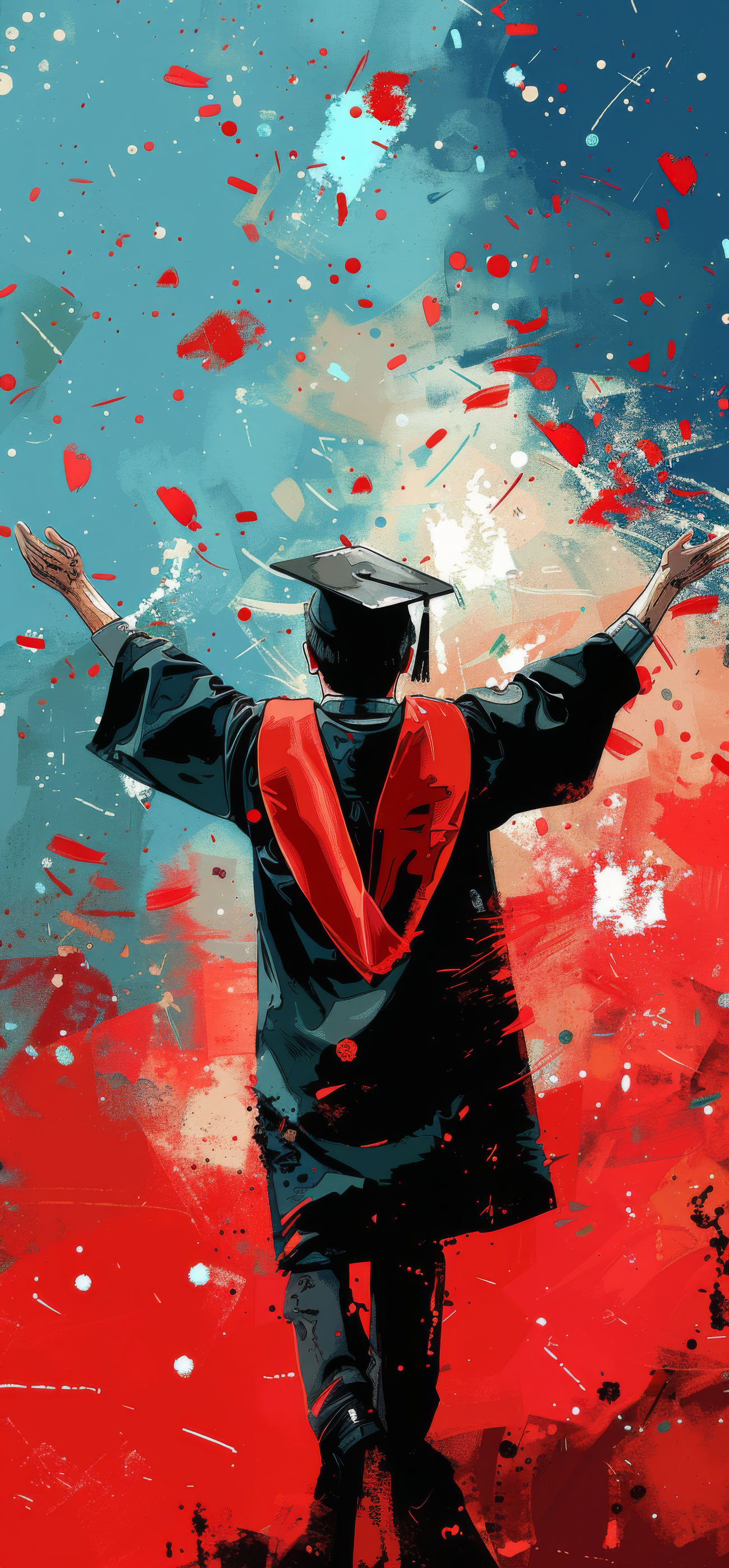 Preview for Graduation-day-illustration-graduation-phone-background-c613d