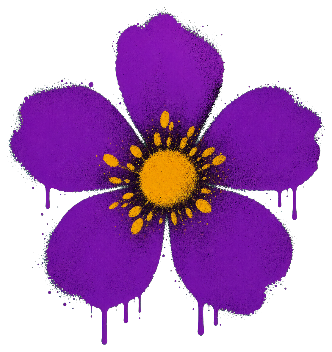 Preview for Stencil Flower Sticker Graphic