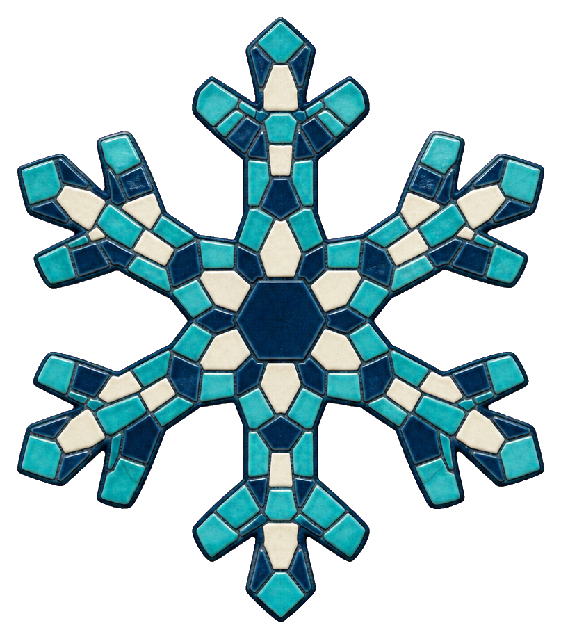 Preview for Turquoise Mosaic Snowflake