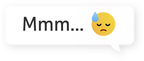 Preview for Thinking-face-emoji-speech-bubble-emoji-props-sticker-a2800