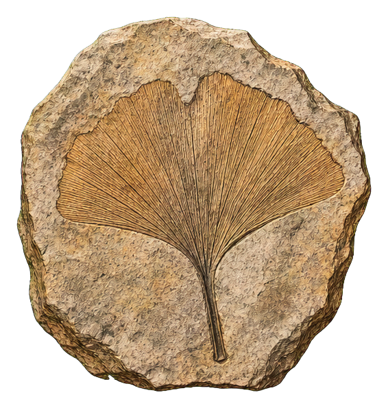 Preview for Ginkgo Leaf Fossil Sticker