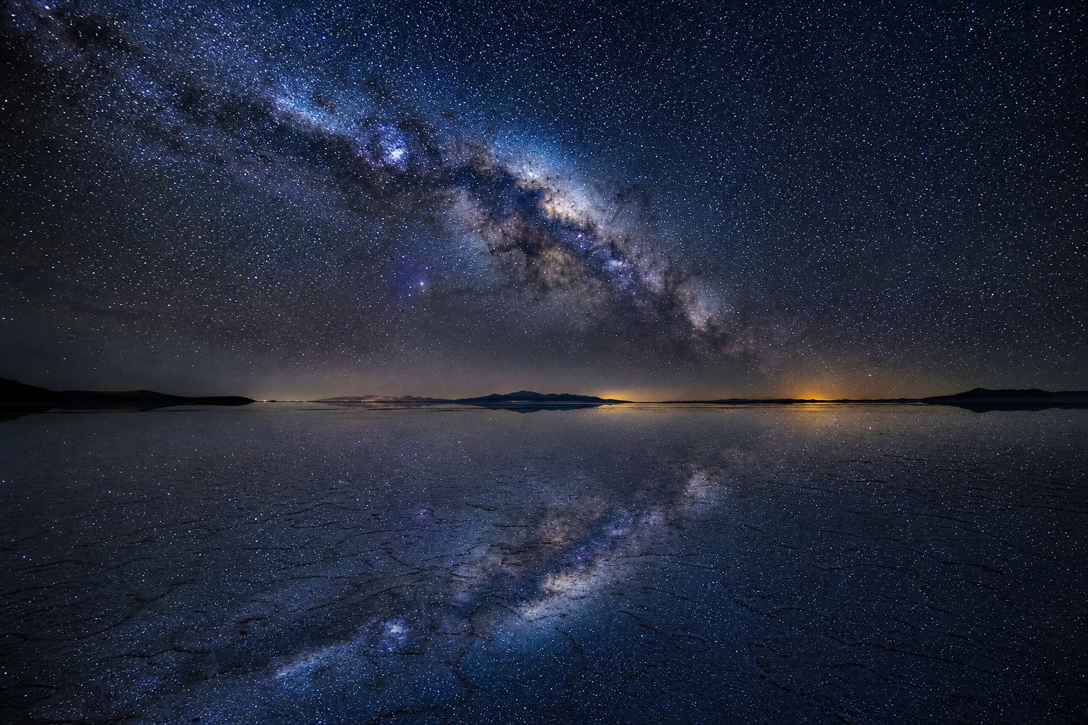 Preview for Milky Way Reflection Stock Background