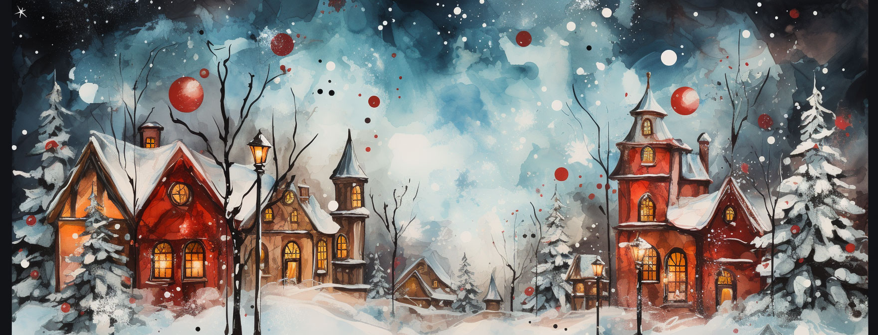 Preview for Winter-village-watercolor-christmas-cover-background-d8dc1