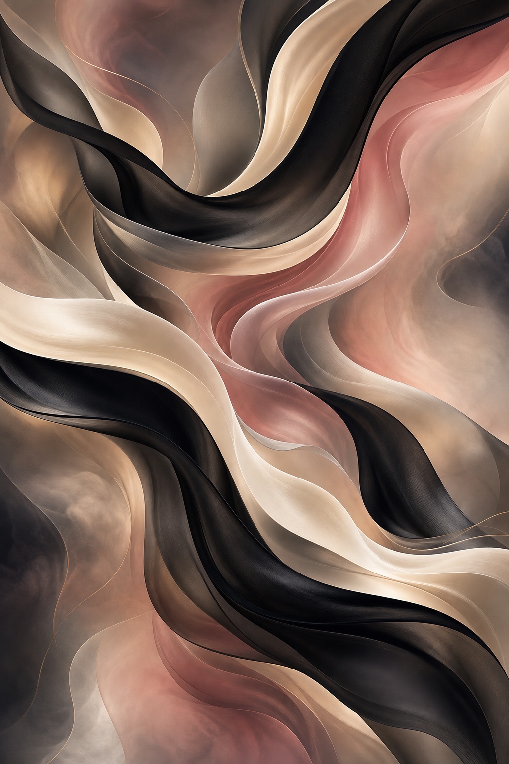 Preview for Abstract Flowing Ribbon Lines Background