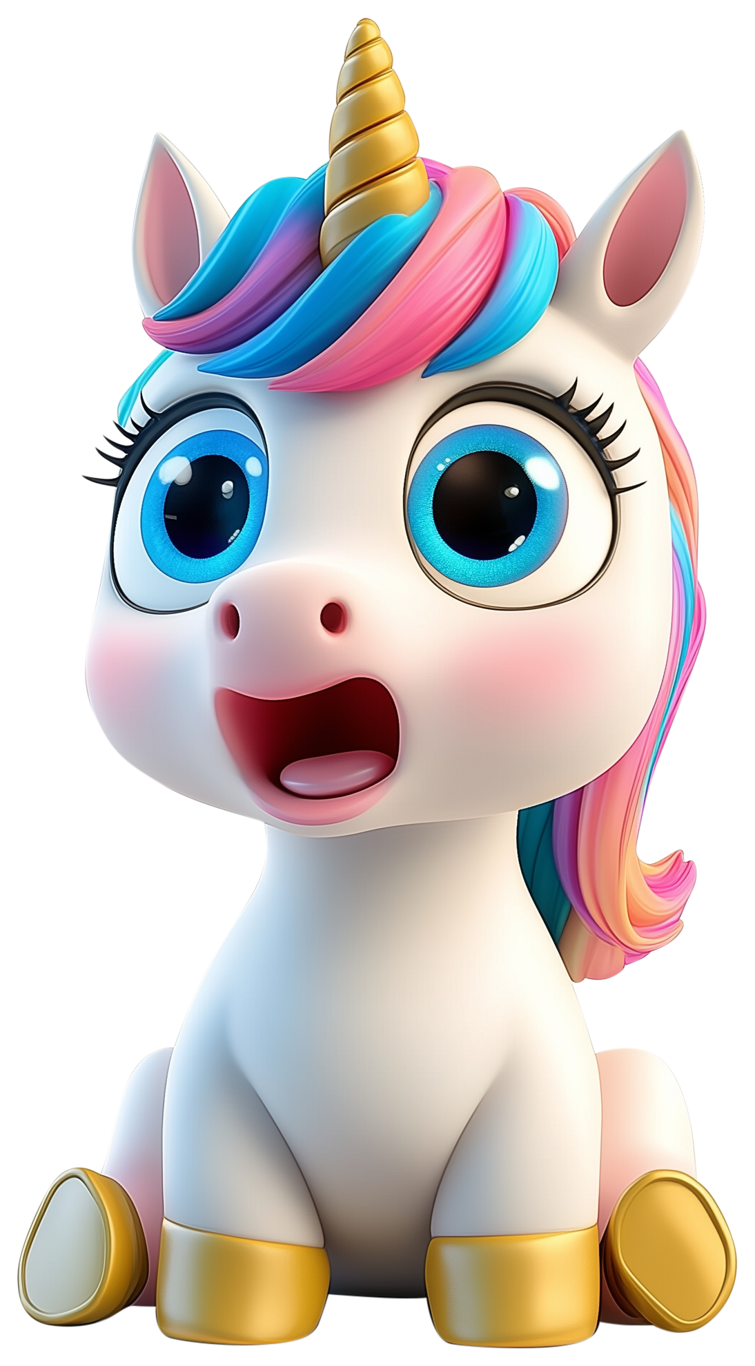 Preview for Unicorn Emoji Sticker Graphic