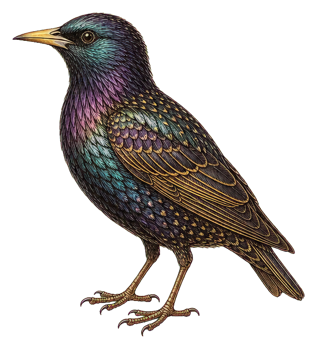 Preview for Vintage Bird Specimen Sticker
