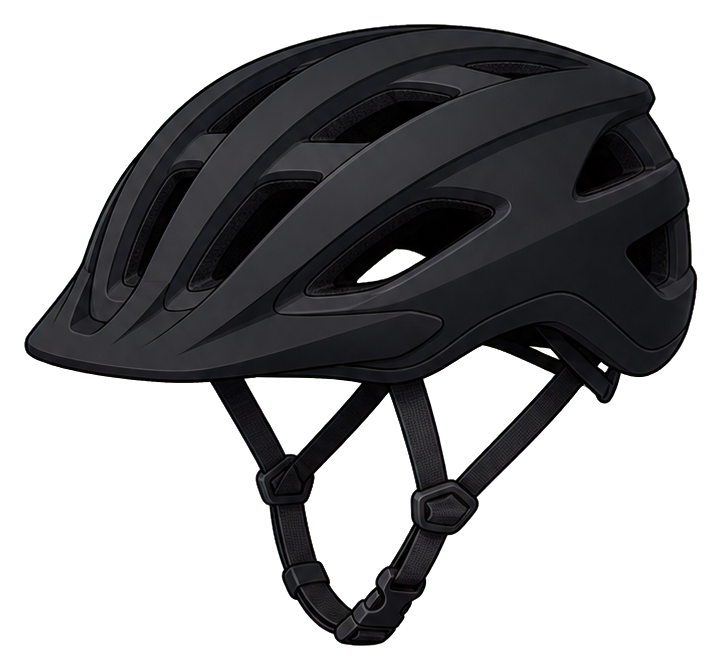 Preview for Black Cycling Helmet Sticker