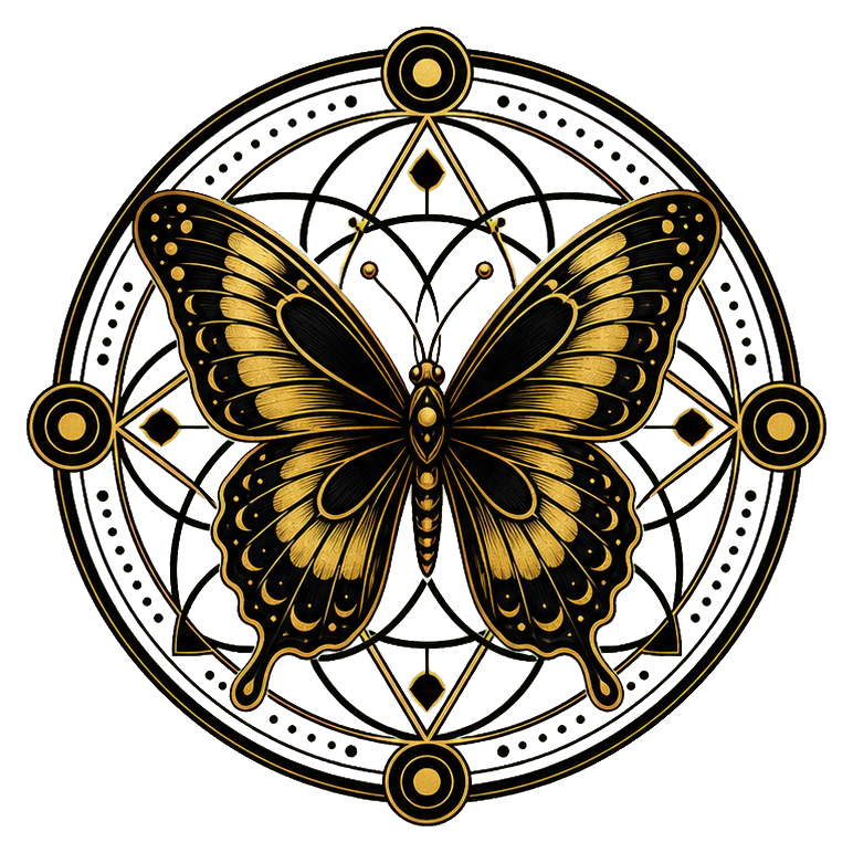 Preview for Sacred Geometry Butterfly Sticker
