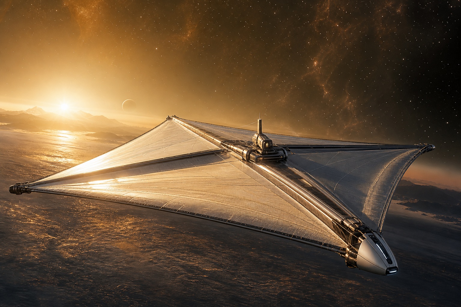 Preview for Solar Sail Spacecraft Background