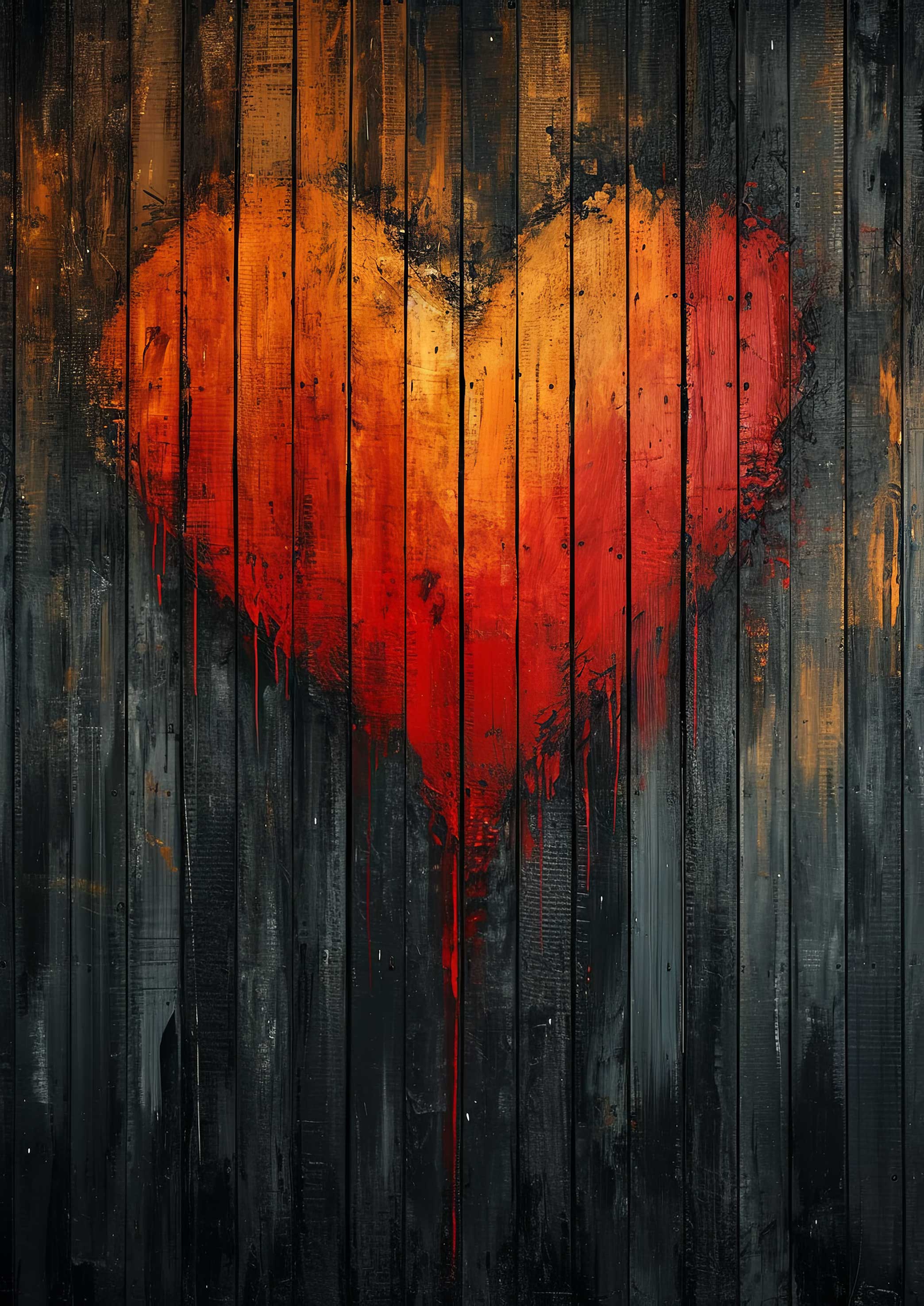 Preview for Vintage-heart-art-template-love-background-af8a9