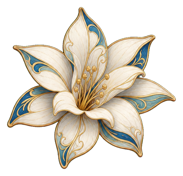 Preview for Folk Gouache Yellow Jasmine Sticker