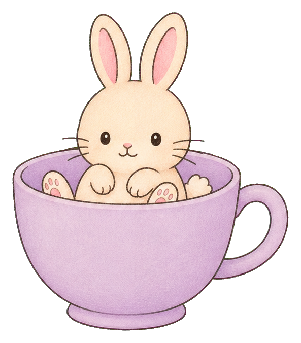 Preview for Rabbit In Teacup Sticker