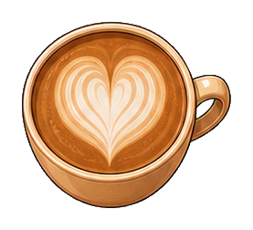 Preview for Latte Art Heart Sticker