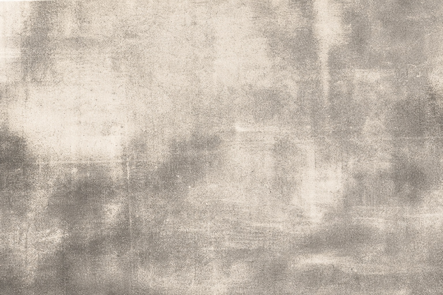 Warm gray photocopy texture with soft grainy blotches and faded vertical bands
