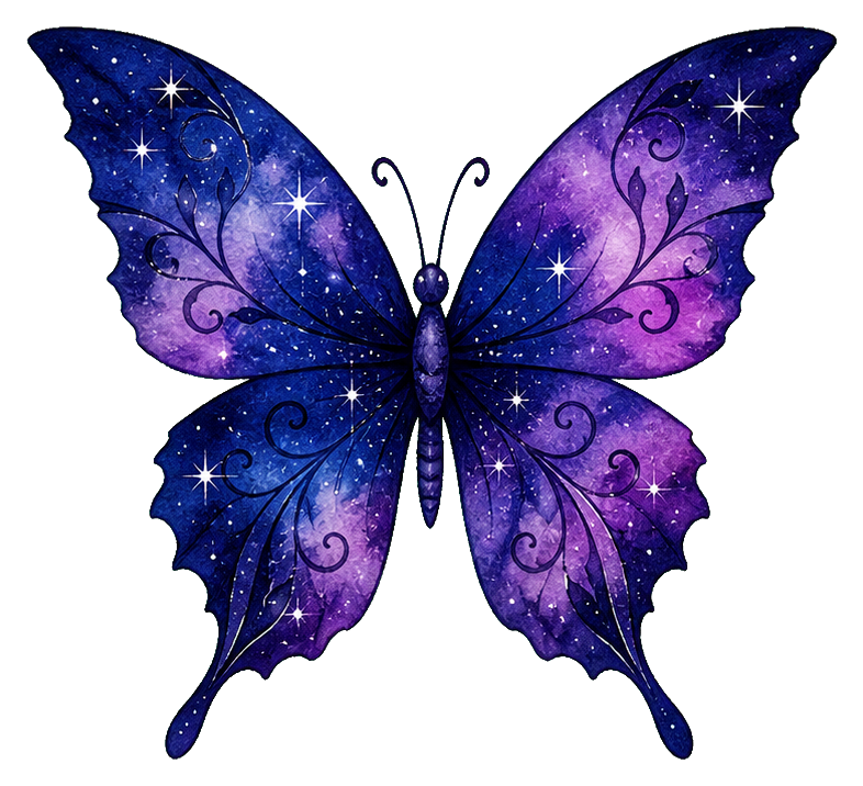 Preview for Galaxy Wash Butterfly Sticker