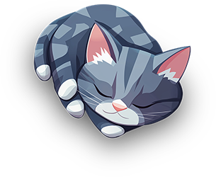 Preview for Sleeping-grey-tabby-cat-illustration-animal-sticker-f854b