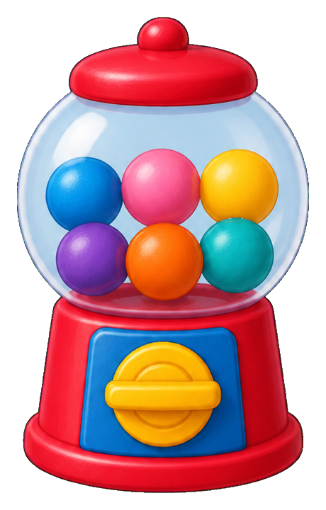 Preview for Toy Gumball Machine Sticker
