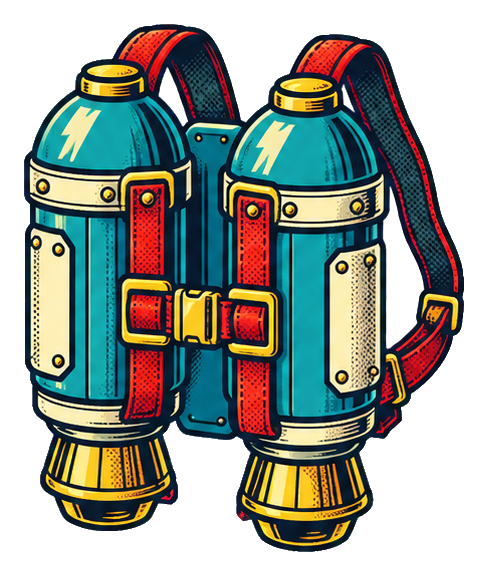 Preview for Comic Space Gadgets Jetpack