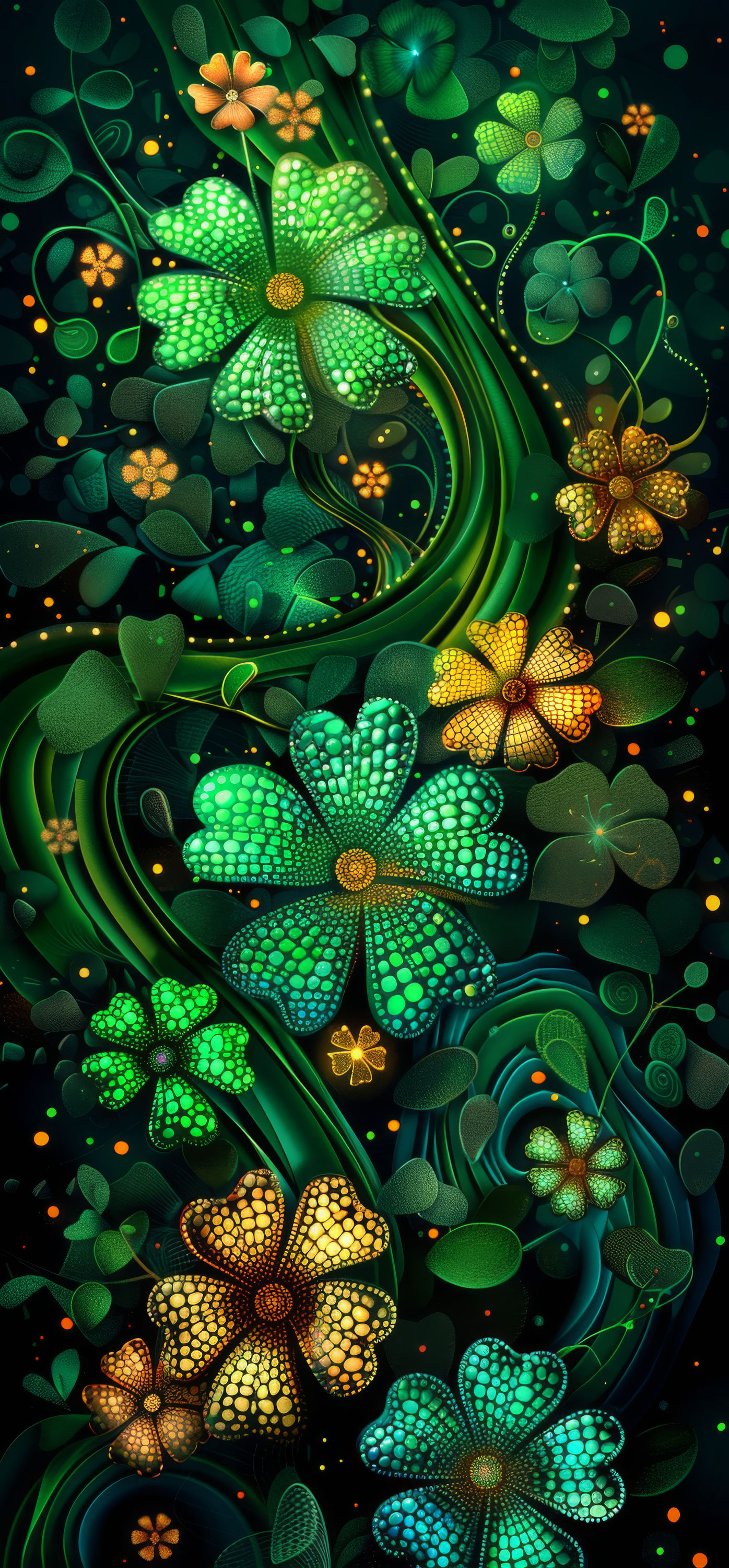 Preview for Floral-pattern-design-st-patricks-background-a5282
