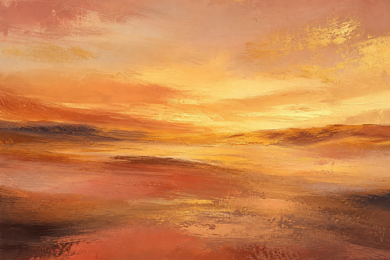 Preview for Desert Gold Brushed Pigment Horizon Background
