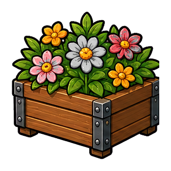 Preview for Flower Planter Sticker