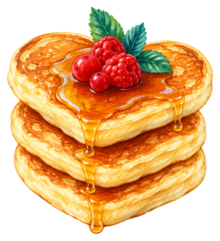 Preview for Valentine Keepsake Heart Pancakes