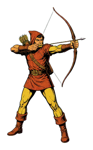 Preview for Retro Archer Sticker For Sports Designs