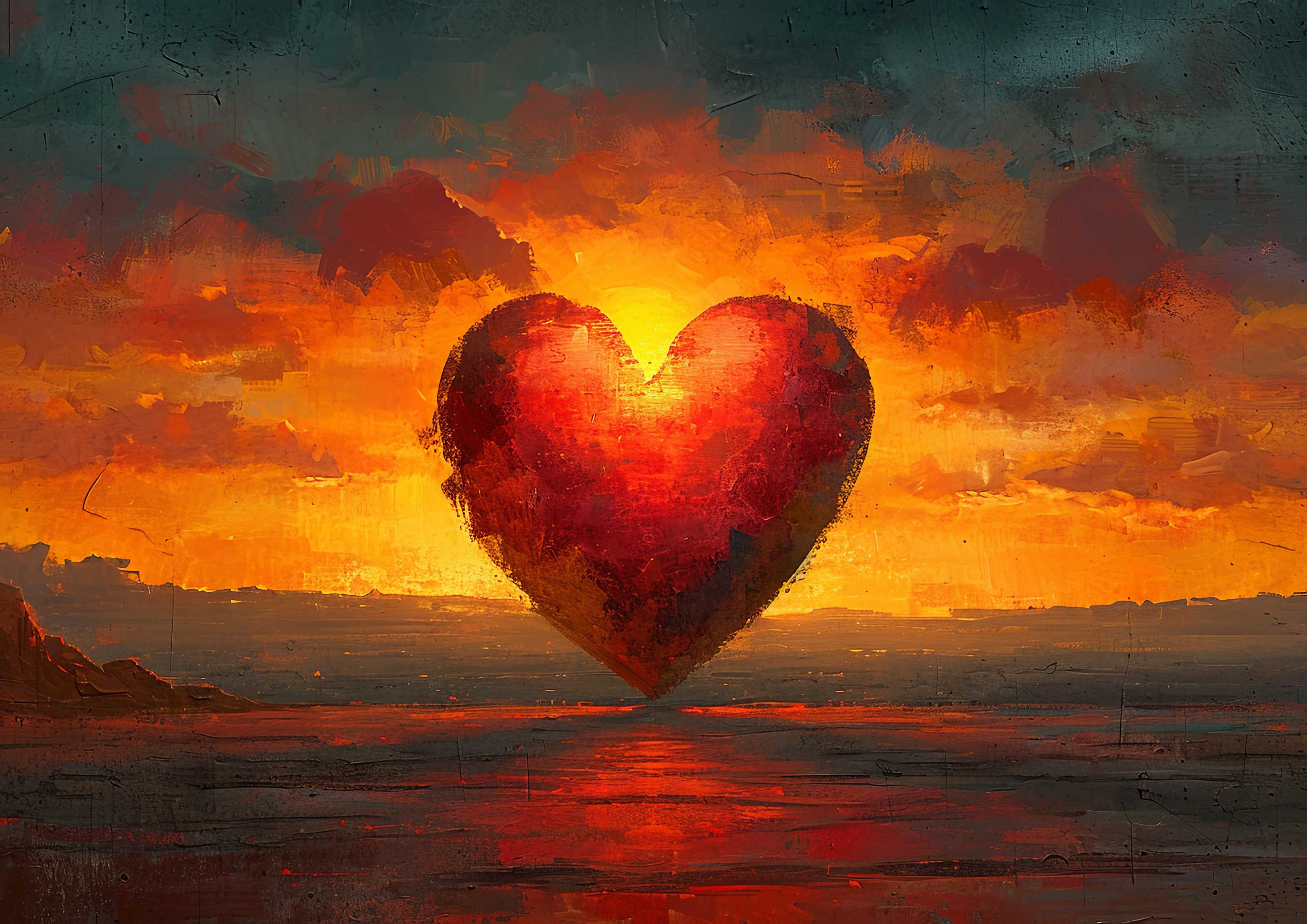 Preview for Heart-of-the-sunset-love-background-fe295