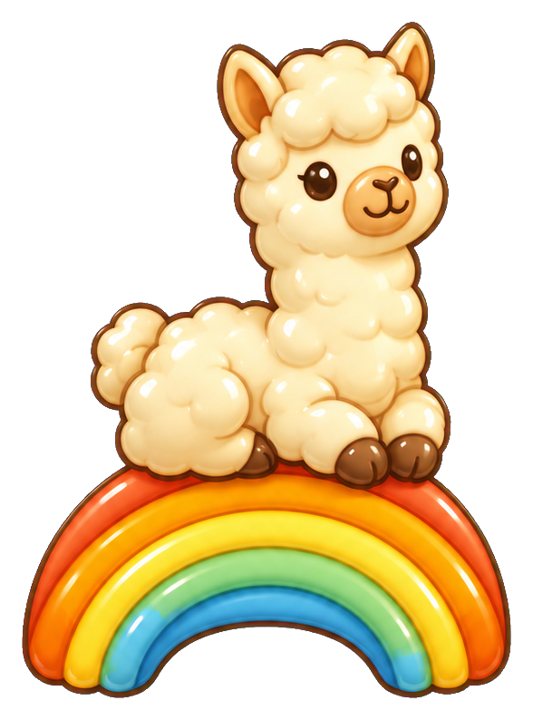 Preview for Alpaca On A Rainbow