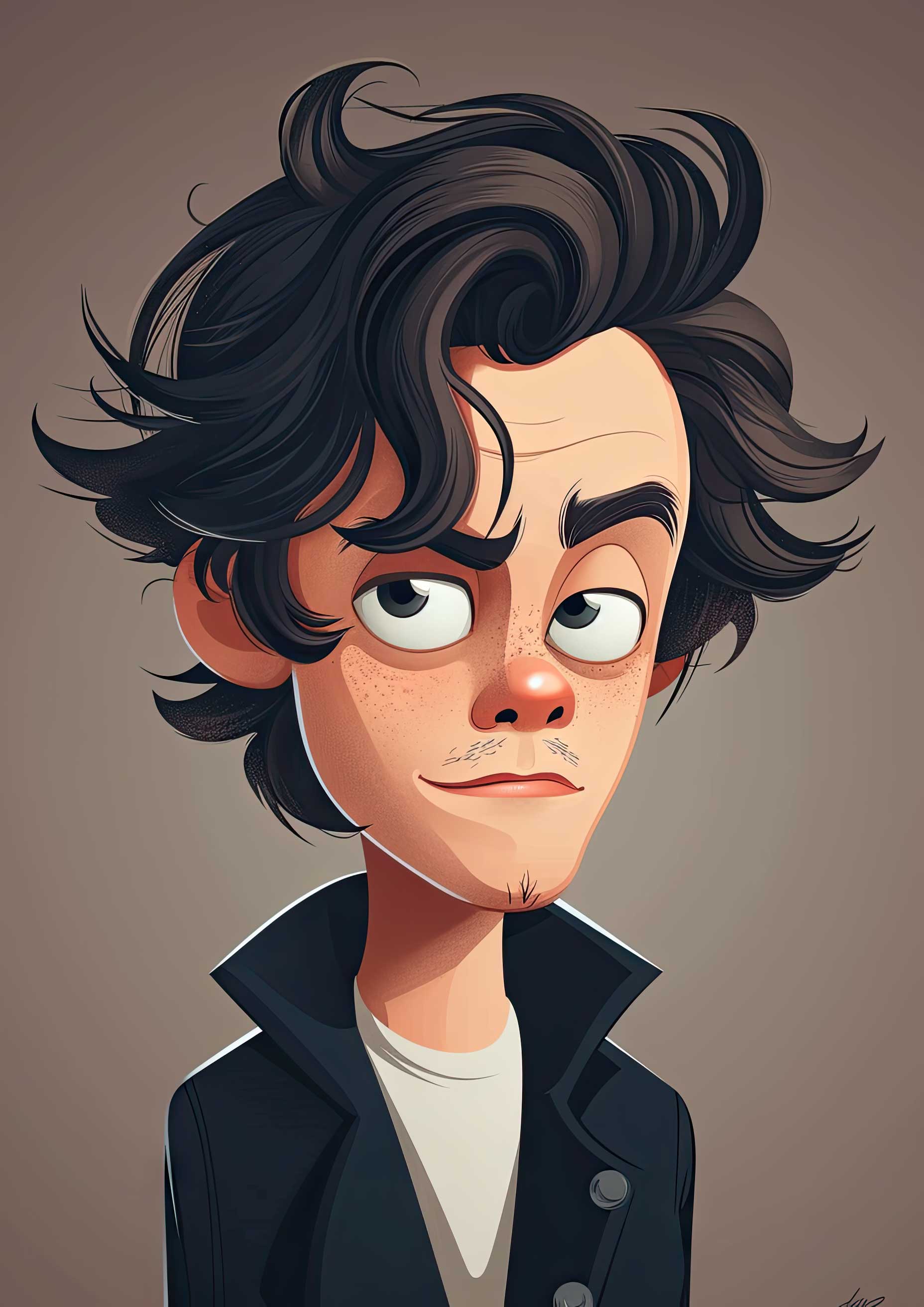 Preview for Cartoon-character-illustration-celebrities-background-9b466