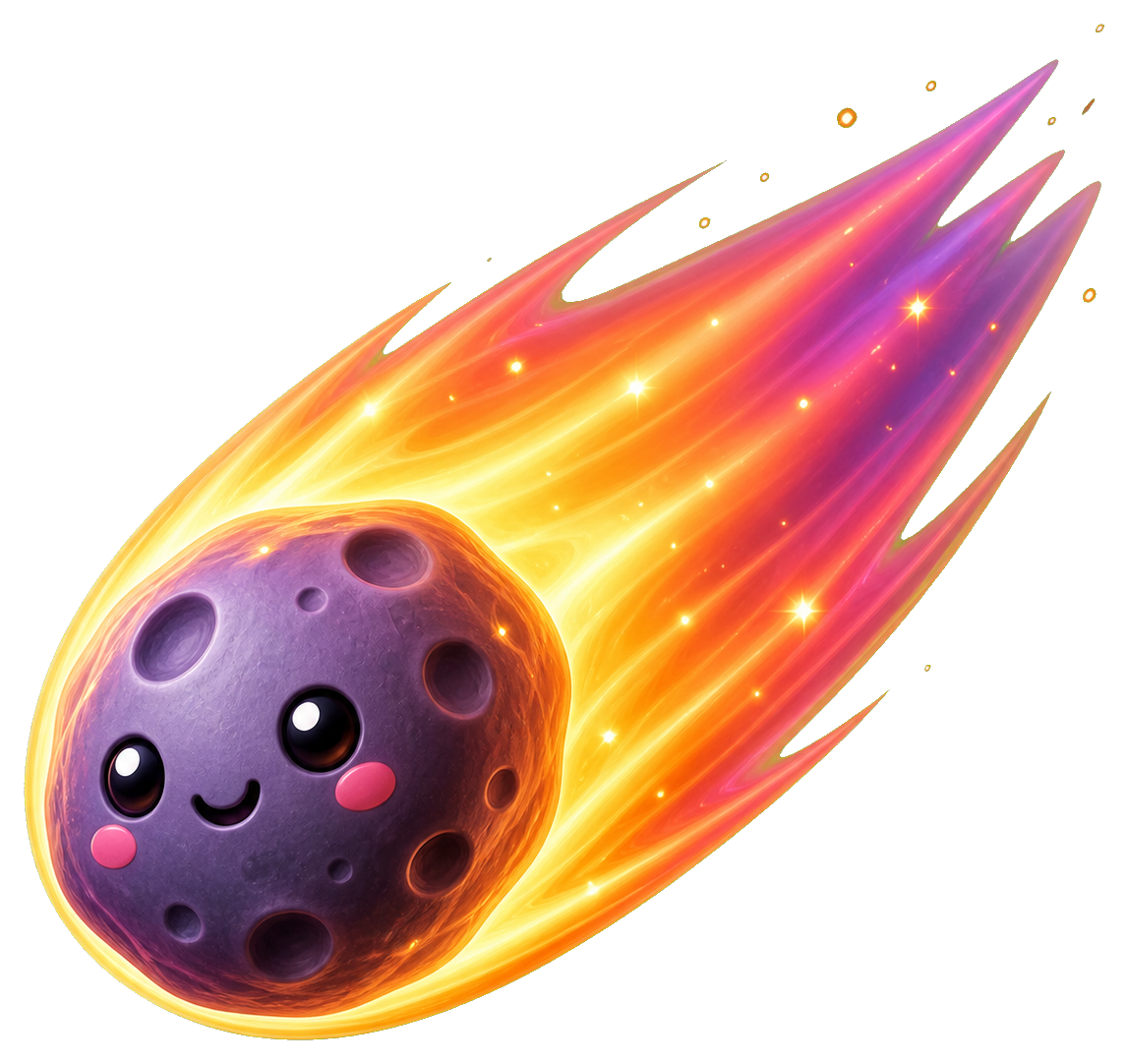 Preview for Comet Sticker For Space Designs