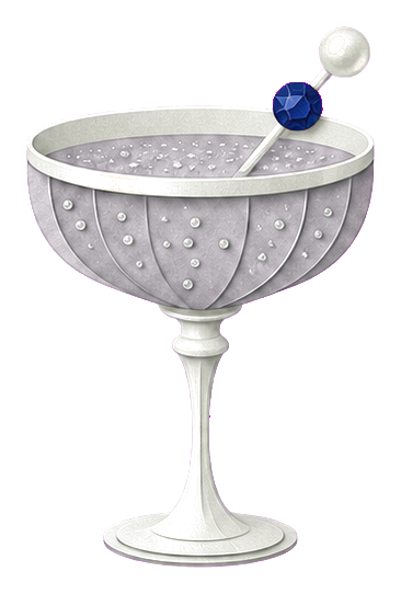 Preview for Elegant Cocktail Glass Sticker