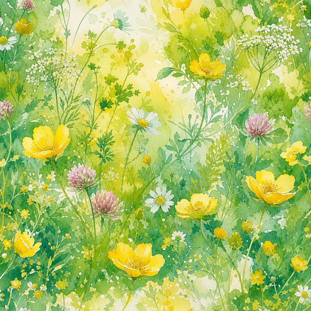 Preview for Wildflower Watercolor Floral Background