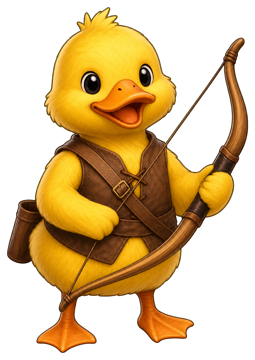Preview for Duck Archer Sticker Graphic