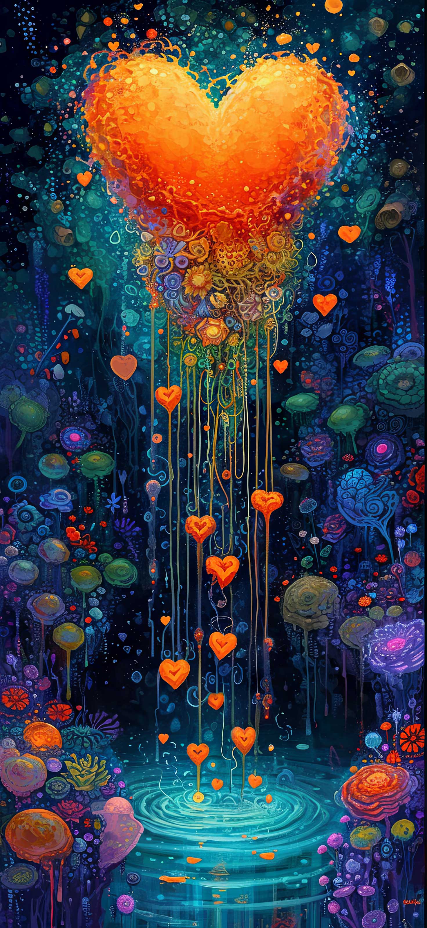 Preview for Surreal-heart-art-heart-phone-background-d1f28