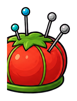 Preview for Pincushion Sticker Graphic