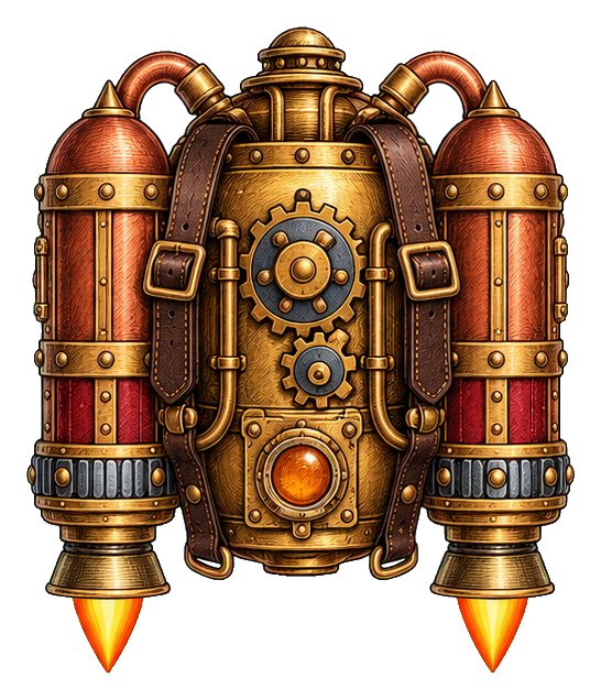 Preview for Steampunk Rocket Jetpack