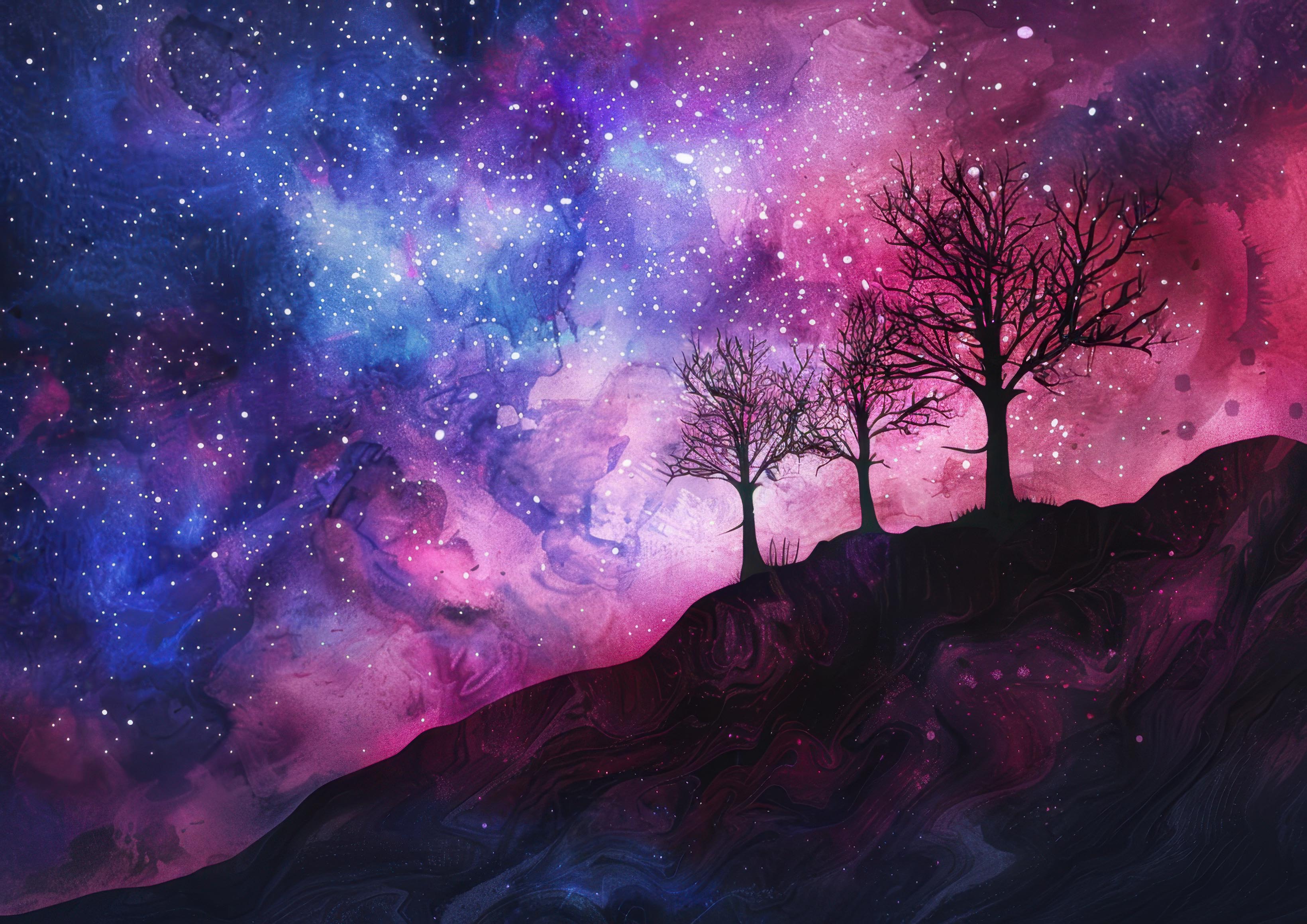 Preview for Cosmic-landscape-art-astrophotography-photo-background-2201e