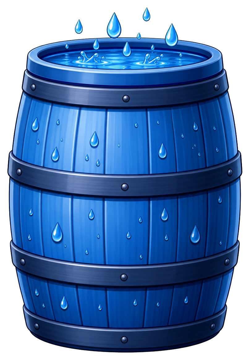 Preview for Rain Barrel Sticker Graphic