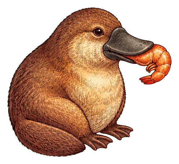 Preview for Platypus With Shrimp
