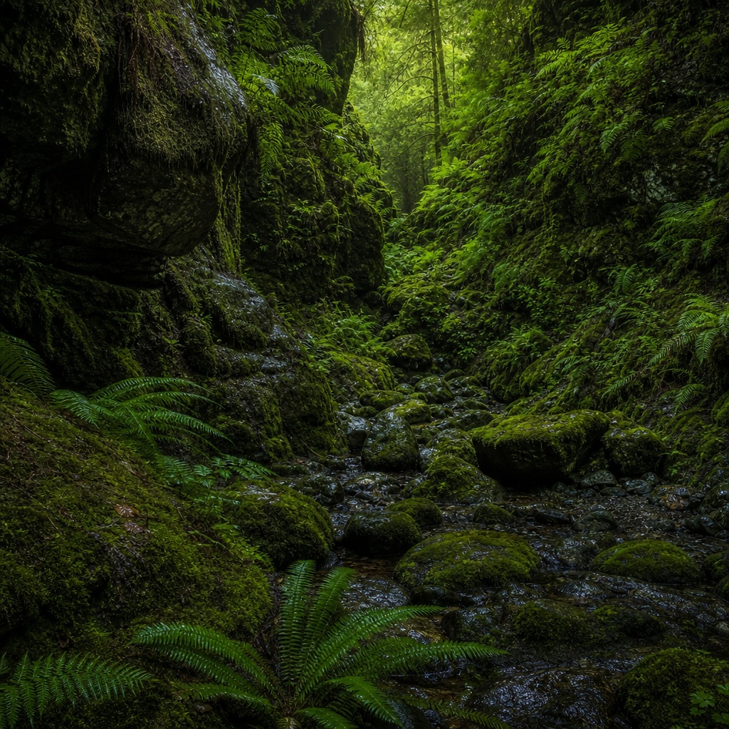 Preview for Moss Fern Texture Background
