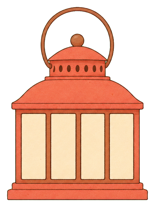 Preview for Coral Winter Lantern Sticker