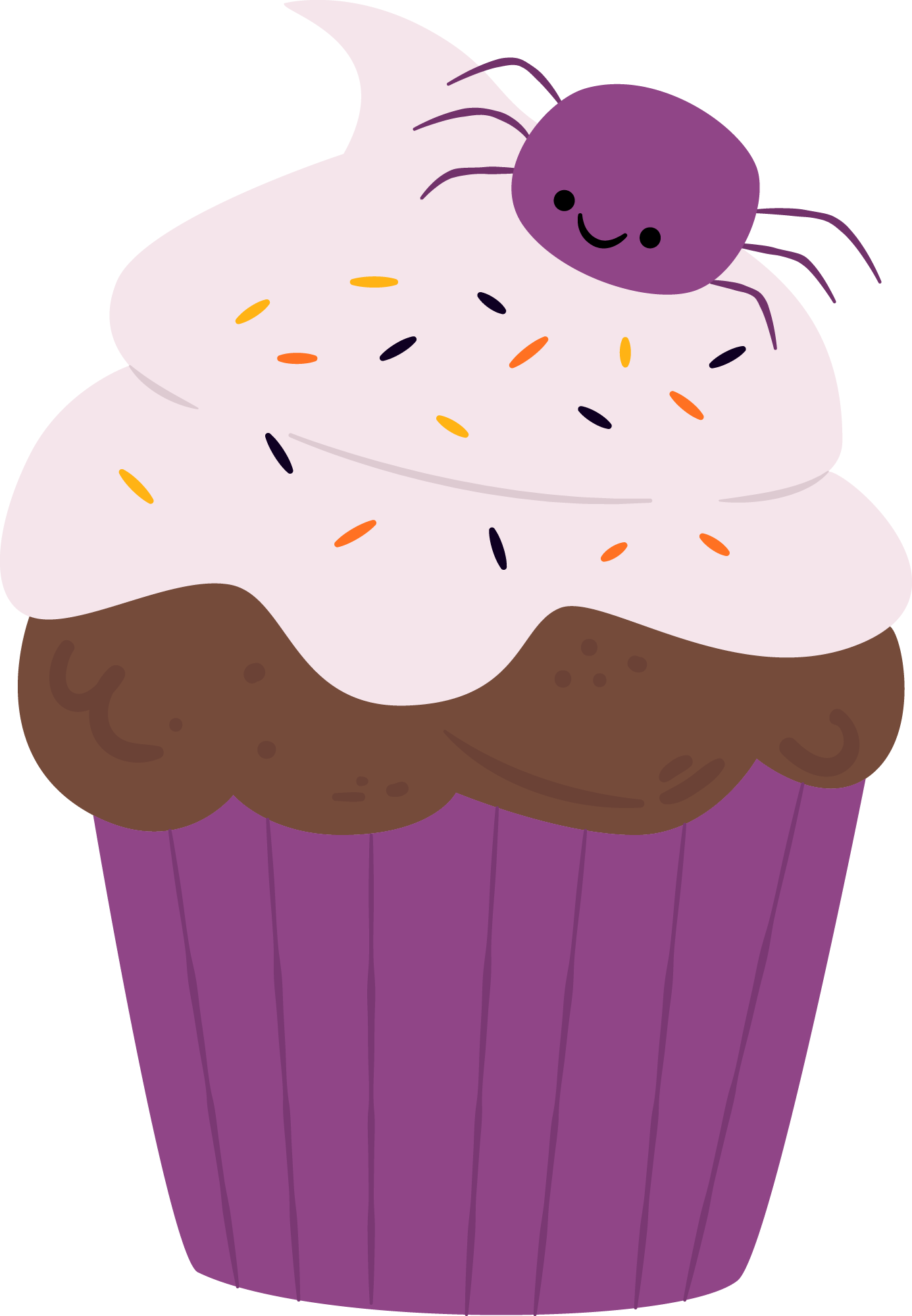 Preview for Halloween-cupcake-illustration-halloween-candy-sticker-f6972