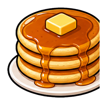 Preview for Pancake Stack Sticker For Food Designs